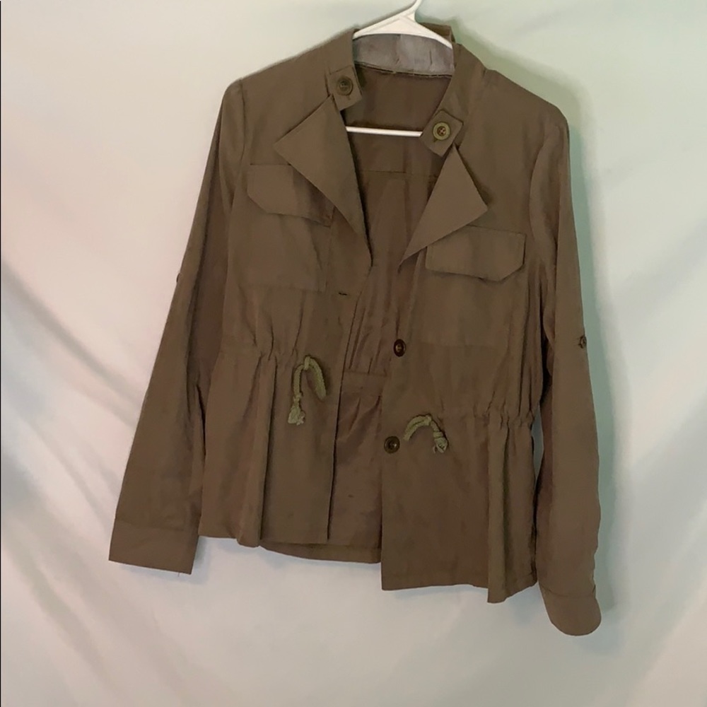Army green jacket